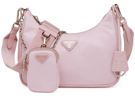 prada bag light pink|pink fluffy Prada bag.